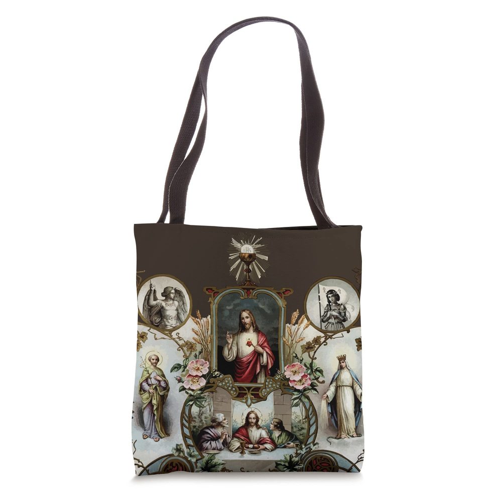 Catholic 1St Holy Communion Traditional Latin Mass Tote Bag >:)